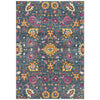 Selje 610 Blue Rust Pink Transitional Bohemian Inspired Rug - Rugs Of Beauty