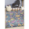 Selje 610 Blue Rust Pink Transitional Bohemian Inspired Rug - Rugs Of Beauty - 1