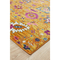 Selje 610 Rust Pink Multi Colour Transitional Bohemian Inspired Rug - Rugs Of Beauty - 2