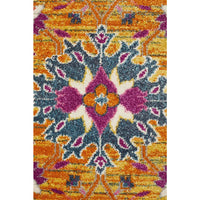 Selje 610 Rust Pink Multi Colour Transitional Bohemian Inspired Rug - Rugs Of Beauty - 5