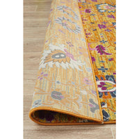 Selje 610 Rust Pink Multi Colour Transitional Bohemian Inspired Rug - Rugs Of Beauty - 6