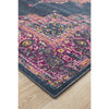 Selje 611 Navy Blue Multi Colour Transitional Bohemian Inspired Rug - Rugs Of Beauty - 2