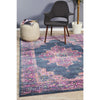 Selje 611 Navy Blue Multi Colour Transitional Bohemian Inspired Rug - Rugs Of Beauty - 1