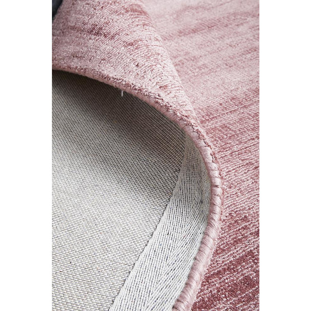 Caen 701 Blush Off White Modern Hand Loomed Viscose Rug - Rugs Of Beauty - 6