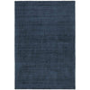 Caen Denim Blue Modern Hand Loomed Viscose Rug - Rugs Of Beauty - 1