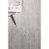 Caen 704 Silver Grey Ivory Modern Hand Loomed Viscose Rug - Rugs Of Beauty - 5