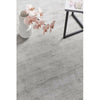 Caen 704 Silver Grey Ivory Modern Hand Loomed Viscose Rug - Rugs Of Beauty - 6