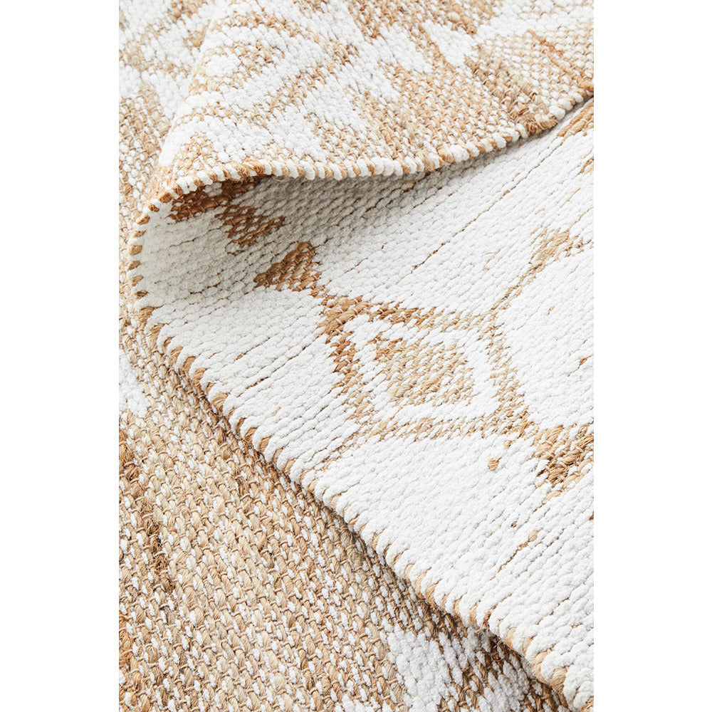 Haraze 451 Modern Natural Diamond Patterned Rug - Rugs Of Beauty - 10