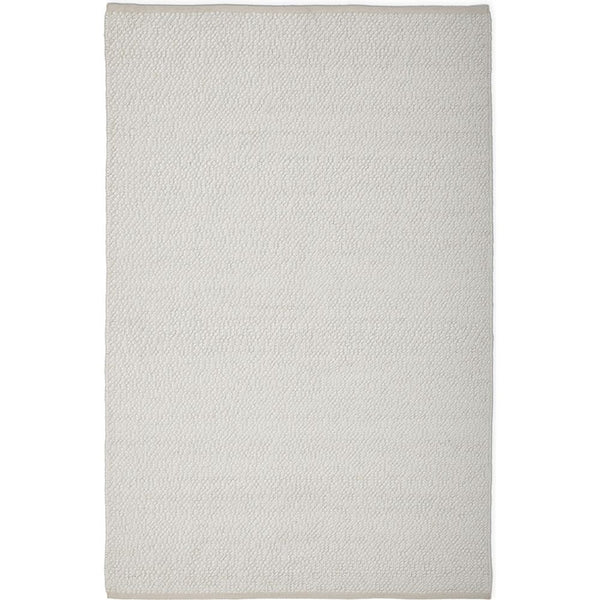 Hampshire 4722 White Patterned Modern Polyester Cotton Rug - Rugs Of Beauty - 1