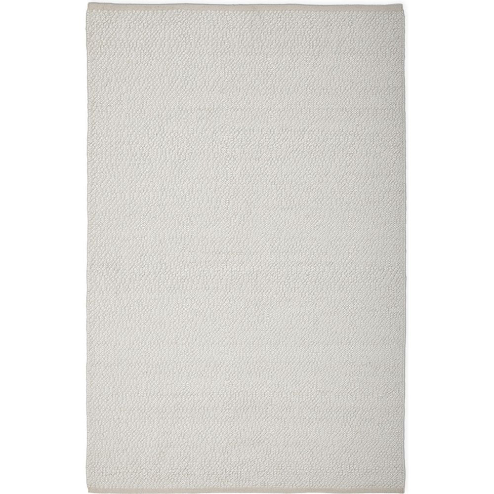 Hampshire 4722 White Patterned Modern Polyester Cotton Rug - Rugs Of Beauty - 1