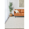 Hampshire 4722 White Patterned Modern Polyester Cotton Rug - Rugs Of Beauty - 2