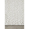 Hampshire 4722 White Patterned Modern Polyester Cotton Rug - Rugs Of Beauty - 3