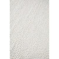 Hampshire 4722 White Patterned Modern Polyester Cotton Rug - Rugs Of Beauty - 5
