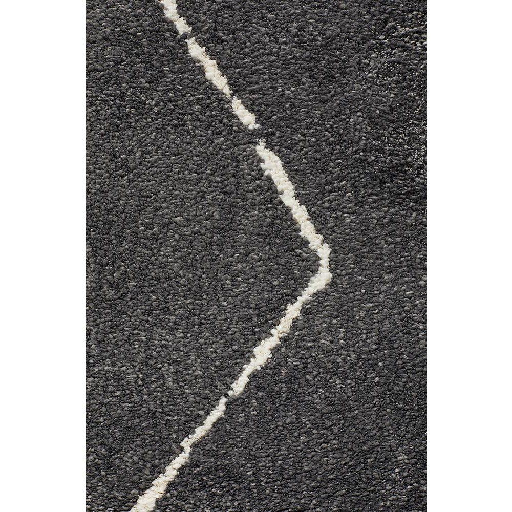 Boden 781 Charcoal Grey Contemporary Plush Geometric Rug - Rugs Of Beauty - 6