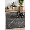 Boden 781 Charcoal Grey Contemporary Plush Geometric Rug - Rugs Of Beauty - 2