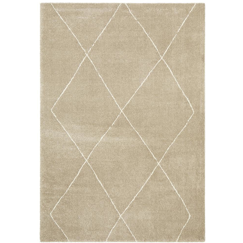 Boden 781 Natural Contemporary Plush Geometric Rug - Rugs Of Beauty - 1