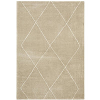 Boden 781 Natural Contemporary Plush Geometric Rug - Rugs Of Beauty - 1