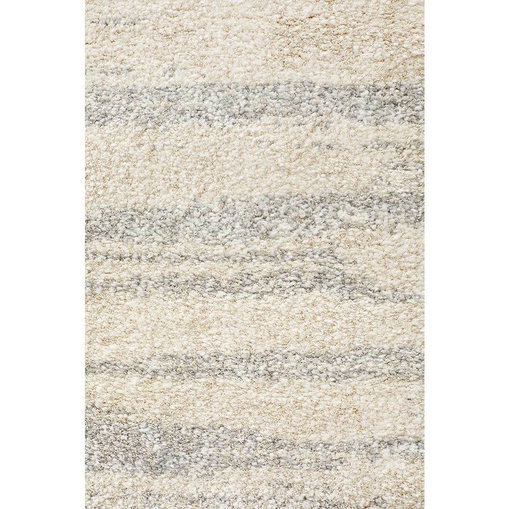 Boden 783 Silver Grey Beige Contemporary Plush Geometric Rug - Rugs Of Beauty - 6