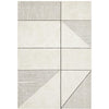 Boden 785 Ivory Contemporary Plush Geometric Rug - Rugs Of Beauty - 1