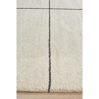 Boden 785 Ivory Contemporary Plush Geometric Rug - Rugs Of Beauty - 5