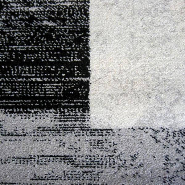 Grantham 1475 Black Grey Patterned Modern Rug - Rugs Of Beauty - 5