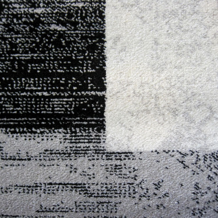 Grantham 1475 Black Grey Patterned Modern Rug - Rugs Of Beauty - 5