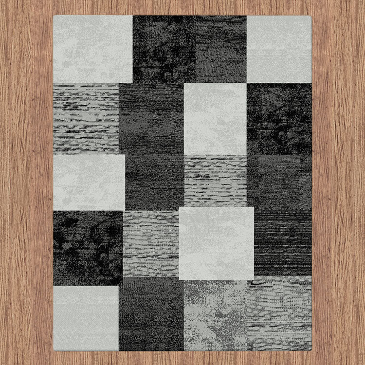 Grantham 1475 Black Grey Patterned Modern Rug - Rugs Of Beauty - 3
