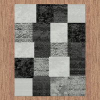 Grantham 1475 Black Grey Patterned Modern Rug - Rugs Of Beauty - 3