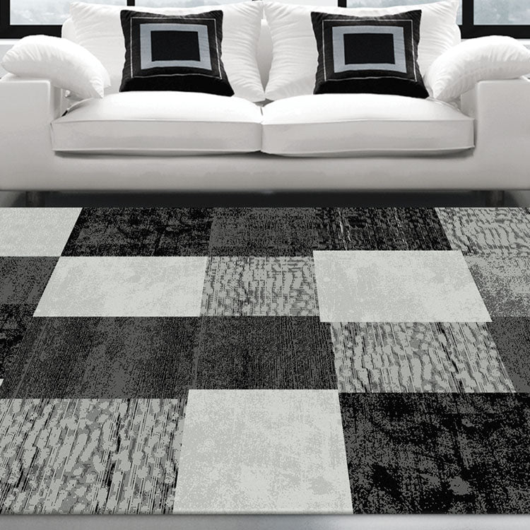 Grantham 1475 Black Grey Patterned Modern Rug - Rugs Of Beauty - 2