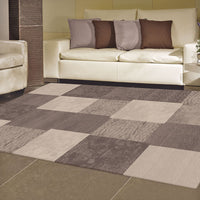 Grantham 1475 Brown Patterned Modern Rug - Rugs Of Beauty - 2
