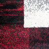 Grantham 1475 Red Black Grey Patterned Modern Rug - Rugs Of Beauty - 4