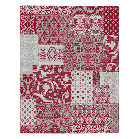 Grantham 1476 Red Patterned Modern Rug - Rugs Of Beauty - 1
