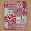 Grantham 1476 Red Patterned Modern Rug - Rugs Of Beauty - 3