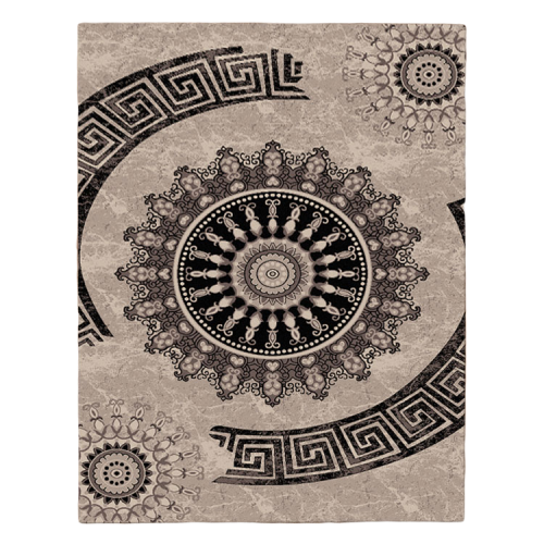 Grantham 1477 Brown Patterned Modern Rug - Rugs Of Beauty - 1