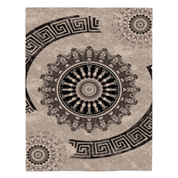 Grantham 1477 Brown Patterned Modern Rug - Rugs Of Beauty - 1