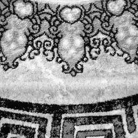 Grantham 1477 Grey Black Patterned Modern Rug - Rugs Of Beauty - 6