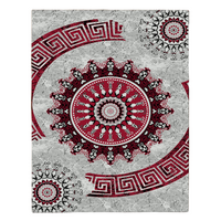 Grantham 1477 Red Patterned Modern Rug - Rugs Of Beauty - 1