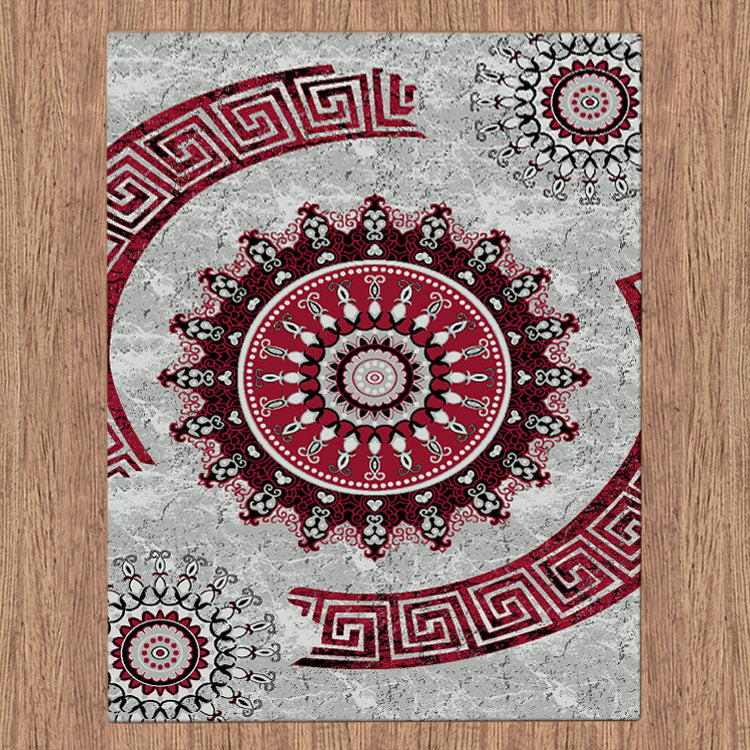 Grantham 1477 Red Patterned Modern Rug - Rugs Of Beauty - 3