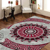 Grantham 1477 Red Patterned Modern Rug - Rugs Of Beauty - 2