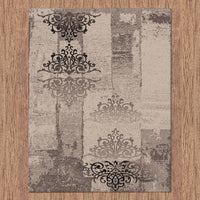 Grantham 1478 Brown Patterned Modern Rug - Rugs Of Beauty - 3
