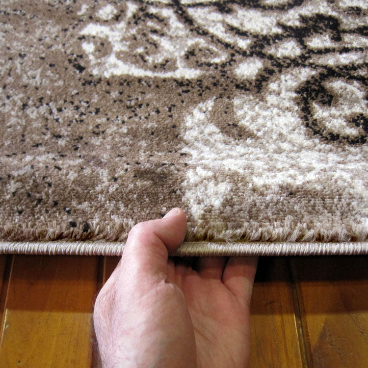 Grantham 1478 Brown Patterned Modern Rug - Rugs Of Beauty - 6