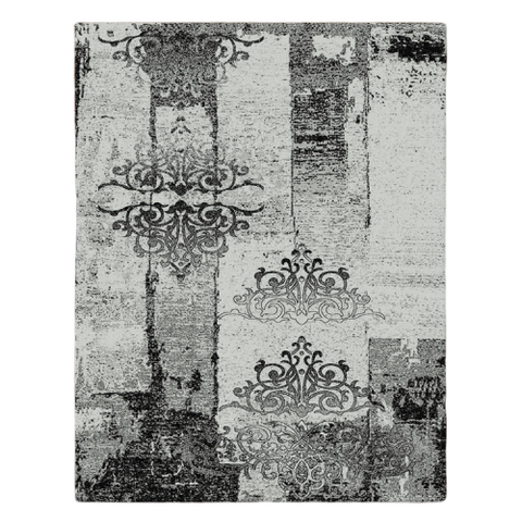 Grantham 1478 Grey Patterned Modern Rug - Rugs Of Beauty - 1