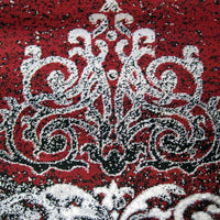 Grantham 1478 Red Patterned Modern Rug - Rugs Of Beauty - 4