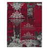 Grantham 1478 Red Patterned Modern Rug - Rugs Of Beauty - 1