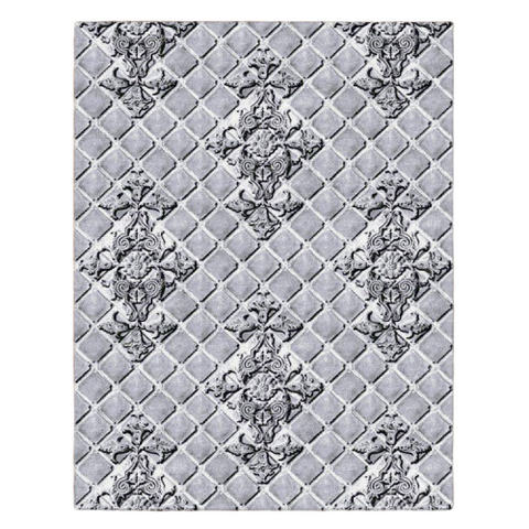 Grantham 1479 Grey Patterned Modern Rug - Rugs Of Beauty - 1