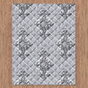 Grantham 1479 Grey Patterned Modern Rug - Rugs Of Beauty - 3