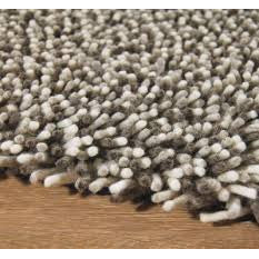 Brink & Campman Gravel Mix 68201 Beige Grey Designer Shaggy Wool Rug - Rugs Of Beauty - 4