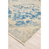 Denzel Blue Beige Floral Patterned Motif Modern Rug - Rugs Of Beauty - 8