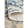 Denzel Blue Beige Floral Patterned Motif Modern Rug - Rugs Of Beauty - 10