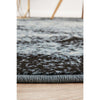 Denzel Faded Light Blue Navy Blue Beige Motif Modern Rug - Rugs Of Beauty - 8